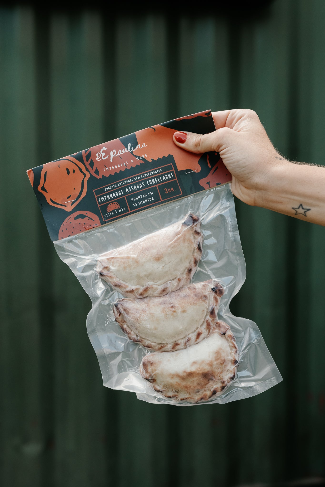 Empanadas de Frango Caipira - De Paulina (3 unidades Congeladas)